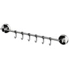 Ridder ridder handdoekenstang met haken 55,5x6,5x4,6 cm chroom 12120100