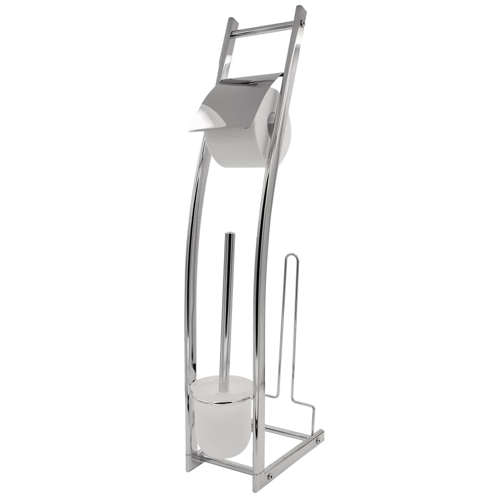 Ridder toiletborstelset 3-in-1 fabio glanzend chroom