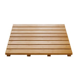 RIDDER RIDDER Badkamermat Grating Nature 52x52 cm hout - afbeelding 1