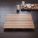 RIDDER RIDDER Badkamermat Grating Nature 52x52 cm hout - afbeelding 2