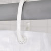 Ridder douchegordijn satin white 180x200 cm