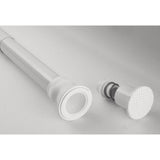 Ridder douchegordijnstang telescopisch 70-115 cm wit 55101 - afbeelding 3