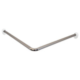 RIDDER RIDDER Hoekdouchegordijnstang 80x80x2,5 cm chroom - afbeelding 1