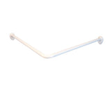 Ridder hoekdouchegordijnstang 80x80x2,5 cm wit - afbeelding 1