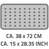 RIDDER RIDDER Badmat anti-slip Plattfuß 72x38 cm grijs 67087 - afbeelding 2