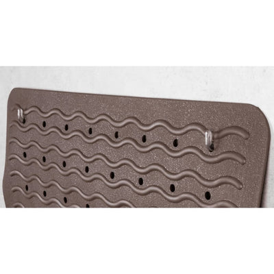 Ridder badmat anti-slip playa 80x38 cm zwart 68310