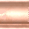 Kirchhoff dubbele koperen sokkel, blank, 15 mm, 2 sockets, (5270) - 989093055