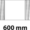 Kirchhoff smeedbare ijzeren pijpnippel, verzinkt, 3 4 x 600 mm, (23) - 989823955