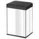 Hailo prullenbak met tuimeldeksel 8401110 zilver big-box swing l