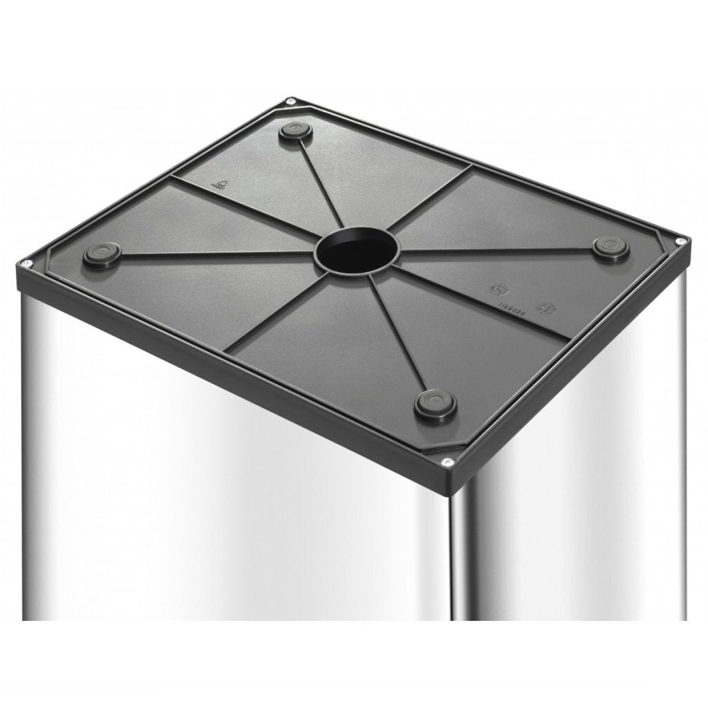 Hailo prullenbak met tuimeldeksel 8401310 wit big-box swing l