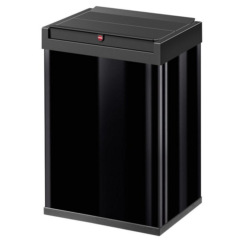 Hailo prullenbak met tuimeldeksel 8401410 zwart big-box swing l