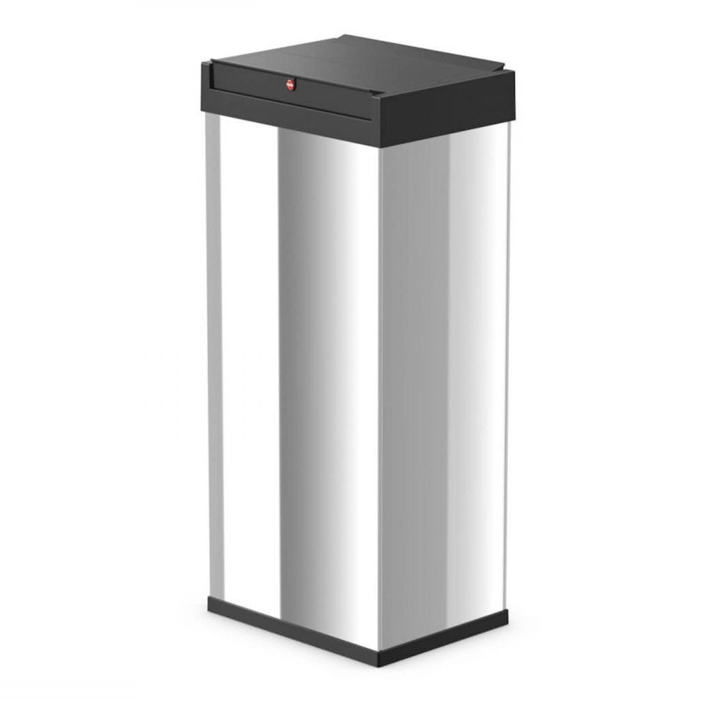 Hailo prullenbak 52 l zilver, zwart