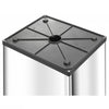 Hailo prullenbak 52 l zilver, zwart