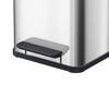 Hailo prullenbak 18 l zilver, zwart