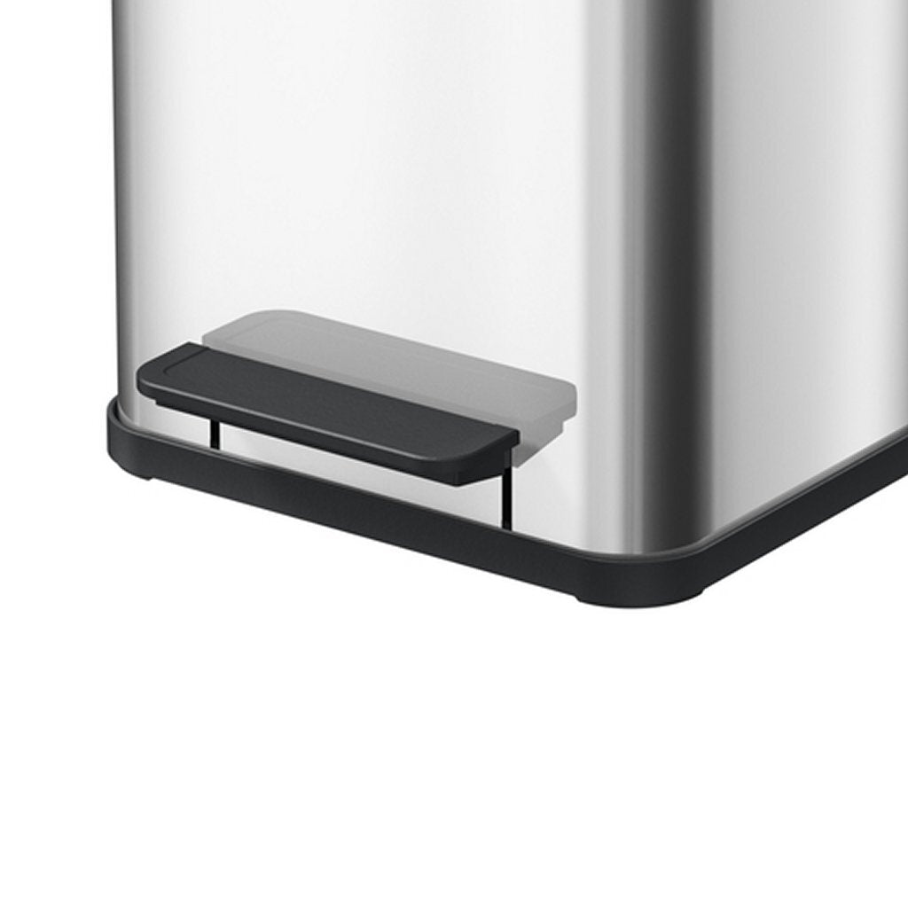 Hailo öko duo plus pedaalemmer 2x9l rvs