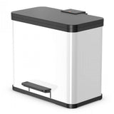 Hailo 0633-230 öko trio plus pedaalemmer 3x9l wit - afbeelding 1