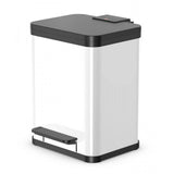 Hailo 0619-230 öko uno plus m pedaalemmer 17l wit - afbeelding 1