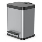 Hailo 0619-220 ouml;ko uno plus m pedaalemmer 17l grijs - afbeelding 1