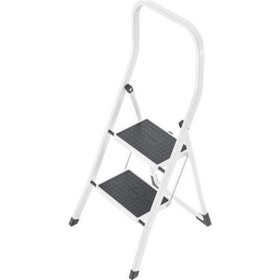 Hailo k45 keukentrap hoge beugel wit 2 tredes