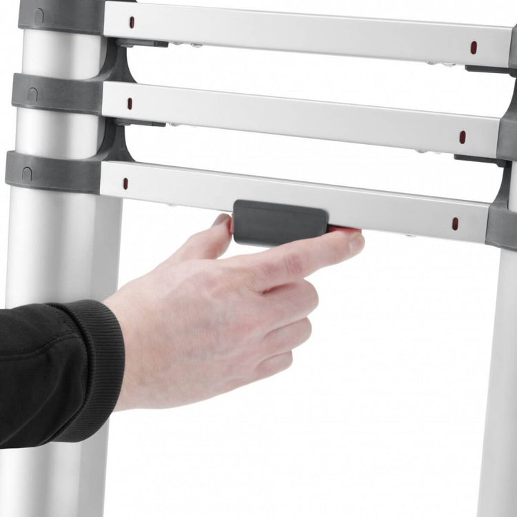 Hailo t80 aluminium telescoopladder 9 treden 94-264 cm