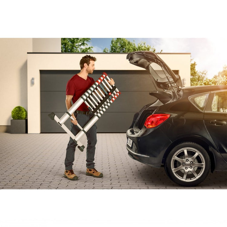 Hailo t80 aluminium telescoopladder 9 treden 94-264 cm