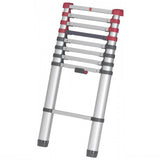 Hailo t80 aluminium telescoopladder 11 treden + stabilisatiebalk 103-322 cm - afbeelding 1