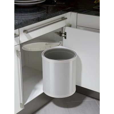 Hailo 3555-001 compact-box m prullenbak 15l wit