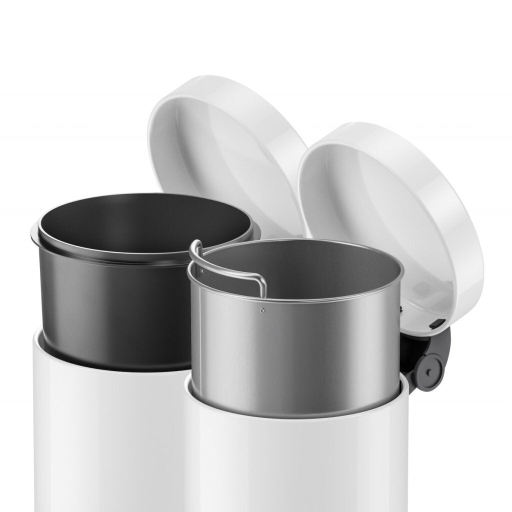 Hailo hailo 0704-460 solid s pedaalemmer 4l wit