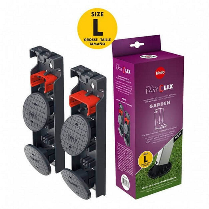 Hailo 9948-001 easyclix garden l verwisselbare voet
