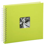 Hama spiraalalbum fine art 28 x 24 cm 50 witte pagina #039;s kiwi - afbeelding 1