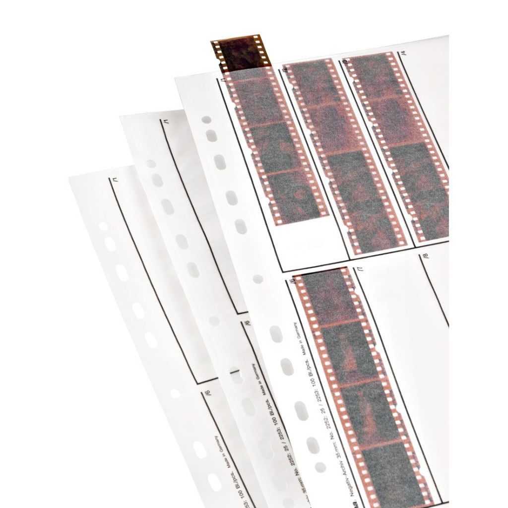 Hama negatiefhoezen - a4 formaat - 10x4 - perkament - 24x36 mm - 25stk.