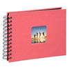 Hama spiraalalbum fine art 24 x 17 cm 50 zwarte pagina's flamingo