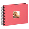 Hama spiraalalbum fine art 24 x 17 cm 50 zwarte pagina's flamingo