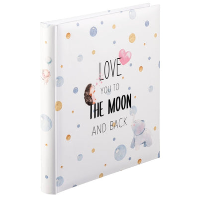 Hama boekalbum to the moon 29x32 cm 60 witte pagina's