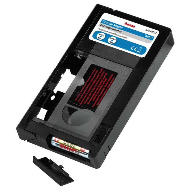 Hama cassette-adapter vhs-c vhs automatisch
