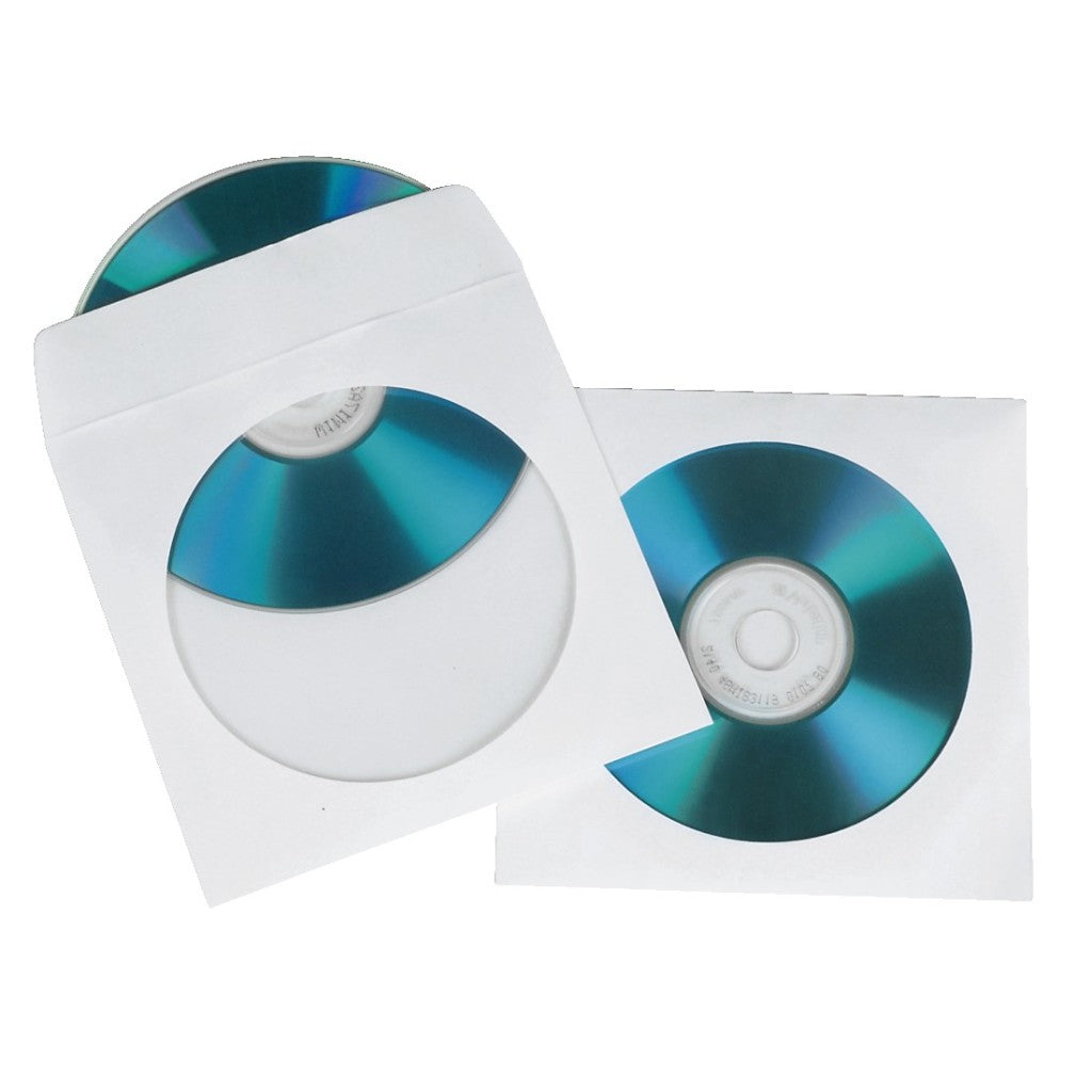 Hama cd sleeves papier wit 25 stuks