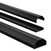 Hama alu-kabelkanaal hoekig 110 3,3 1,7 cm zwart