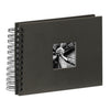Hama spiraalalbum fine art 24 x 17 cm 50 zwarte pagina #039;s zwart