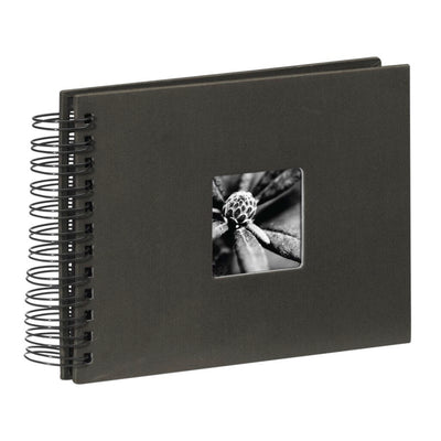 Hama spiraalalbum fine art 24 x 17 cm 50 zwarte pagina #039;s zwart