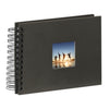 Hama spiraalalbum fine art 24 x 17 cm 50 zwarte pagina #039;s zwart