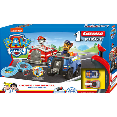 Carrera first paw patrol racebaan + 2 auto's en 2 controllers 240 cm