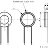 Visaton vs-k16 miniatuur luidspreker 16 mm 50 ohm