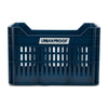 fietskrat Recycled 30 liter polypropyleen donkerblauw