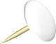 Alco al-151-10 punaises sun 9,5mm messing doos a 100 stuks wit