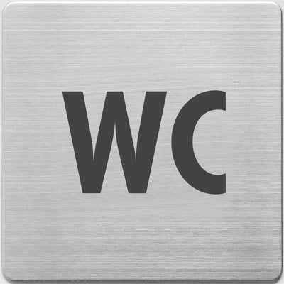 Alco Alco AL-450-5 Pictogram RVS 90x90x1mm WC -