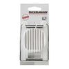 Fackelmann basic eisnijder 11x8 cm wit pp rvs