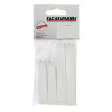 Fackelmann basic vershoudklem 11 en 8 cm wit 4 stuks - afbeelding 2