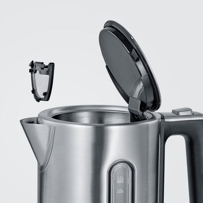 Severin wk3418 waterkoker 1.7l 3000w rvs zwart