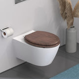 SCHÜTTE SCHÜTTE Toiletbril soft-close DARK WOOD MDF - afbeelding 3
