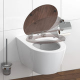 SCHÜTTE SCHÜTTE Toiletbril soft-close DARK WOOD MDF - afbeelding 1